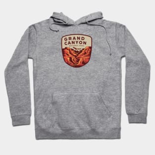 Eagle over Grand Canyon National Park Hoodie